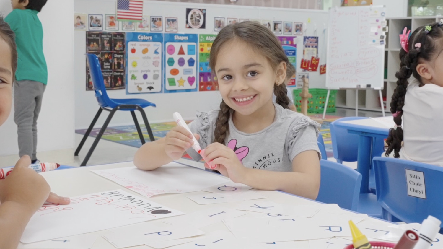 Student during a creative activity